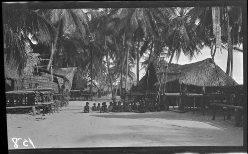 Children in village, probably Chiria, Yule Island