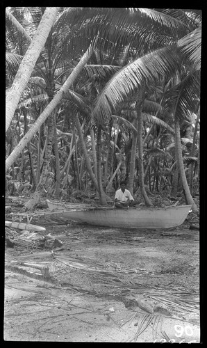 Canoe on Butaritari, Kiribati