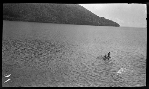 People in a canoe