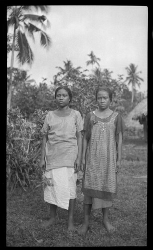 Portrait of two women