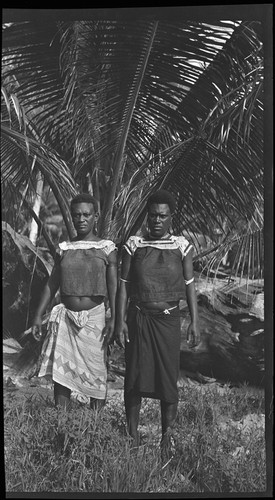 Portrait of two women