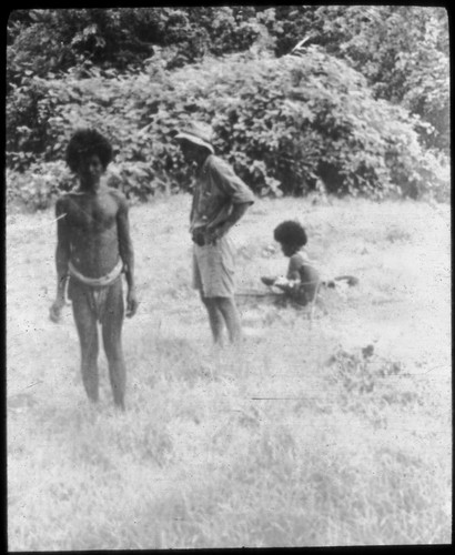 Men in a field