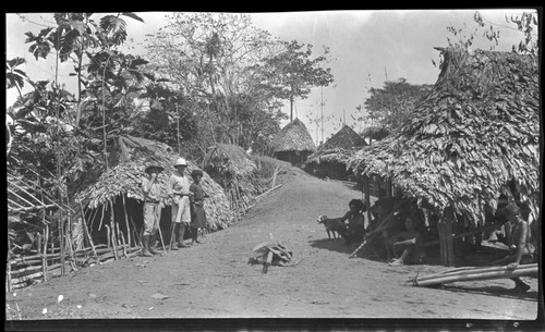 Villagers, Lambert and another European, probably Deva Deva village