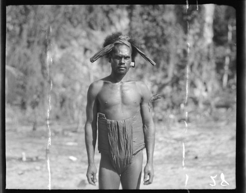 Tekasua, a man of Rennell Island