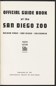 Official Guide Book of the San Diego Zoo 1949~ (Fourth Edition)