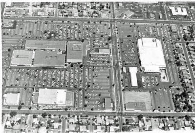 Aerial View of the Chula Vista Shopping Center