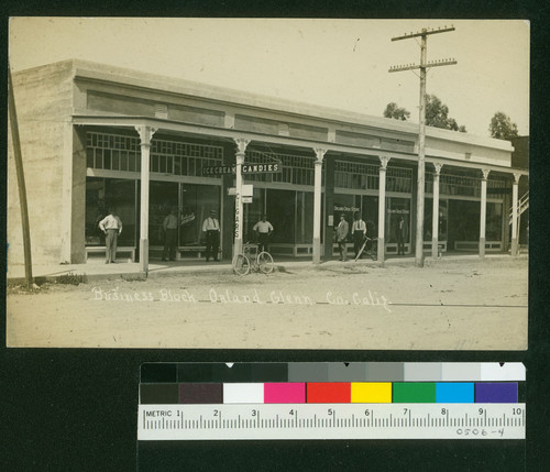 Business Block, Orland Glenn Co. Calif