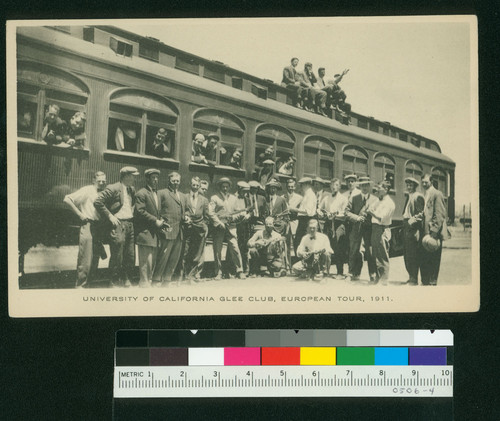 University of California Glee Club, European Tour, 1911