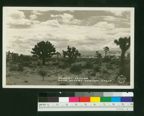 Desert Clouds near Desert Center, Calif