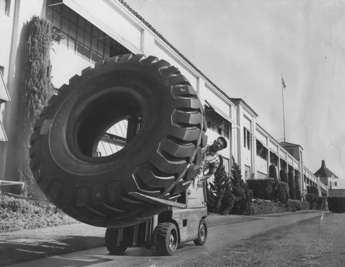 Firestone's 38-ply heavy duty tire