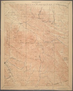 California. Mount Diablo quadrangle (15'), 1898 (1912)