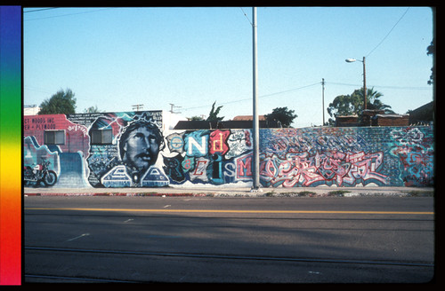 End Racism (detail of Select Woods, Inc. Mural)