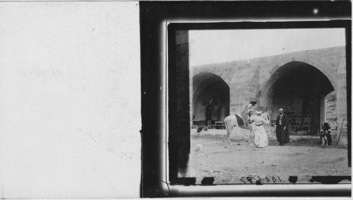The good Samaritan at the inn on the road to Jericho, Palestine