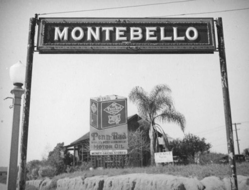 Montebello sign