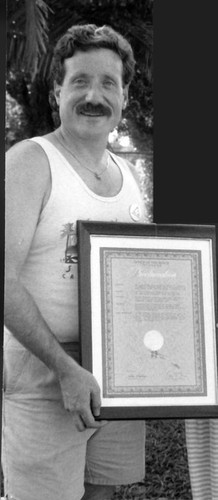 Paul Wysocki with proclamation