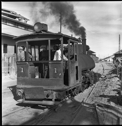 Locomotive for narrow-gauge railway at the Boleo Mining Company at Santa Rosalía