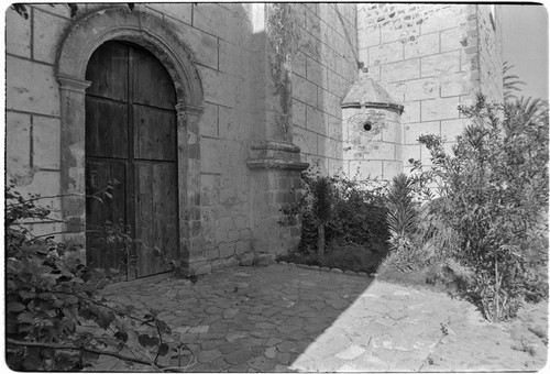 Exterior architectural detail at Misión San Ignacio