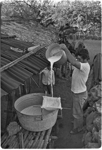 Making cheese at Rancho El Cerro