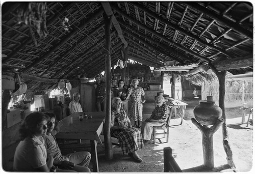 The corredor, a roofed and open-air porch, at Rancho San Martín