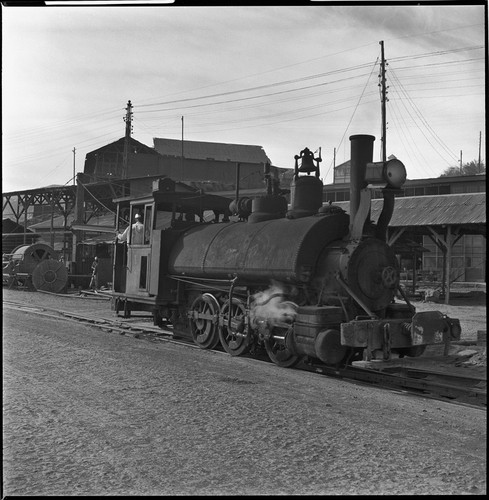 Locomotive for narrow-gauge railway at the Boleo Mining Company at Santa Rosalía