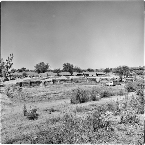 Adobe brick factory in the Los Mochis area