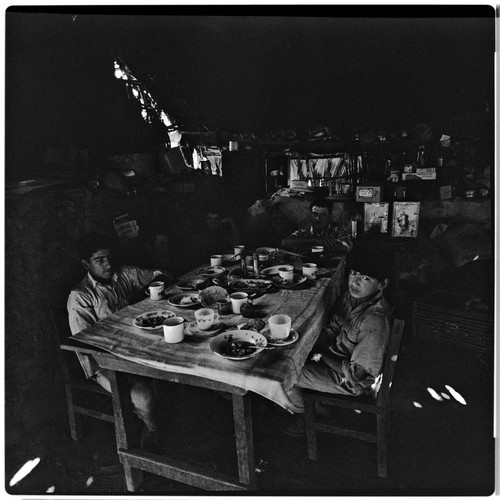 Dinner table at Rancho Pie de la Cuesta