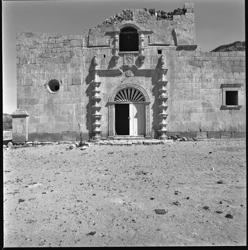 Exterior architectural detail at Misión San Borja