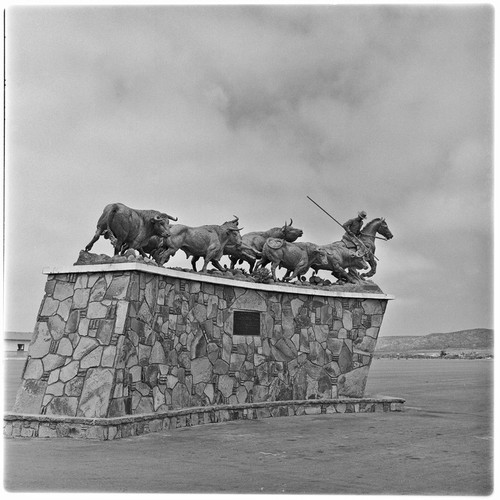 Sculpture outside La Plaza de Toros El Toreo de Tijuana