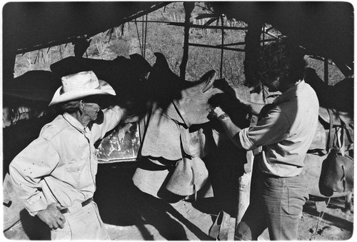 Tack shed at Rancho Santa Marta