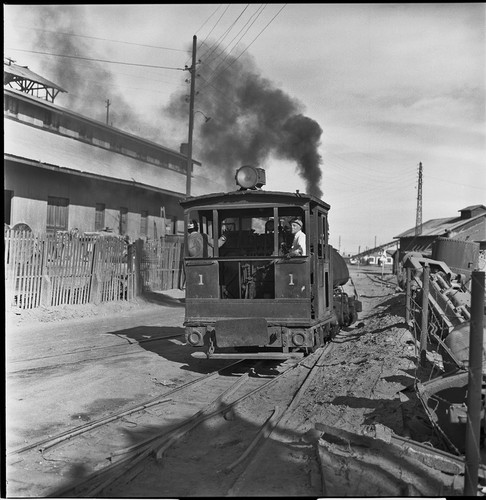 Locomotive for narrow-gauge railway at the Boleo Mining Company at Santa Rosalía