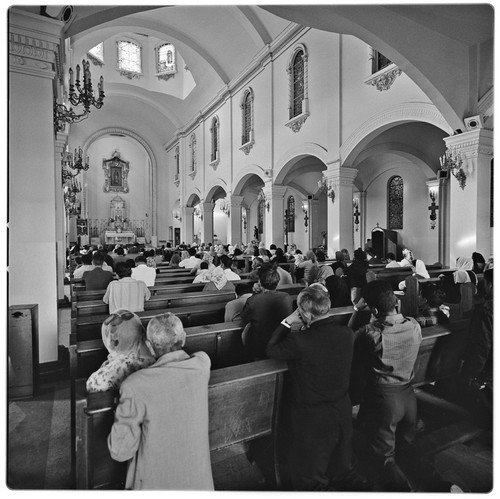 Interior of church