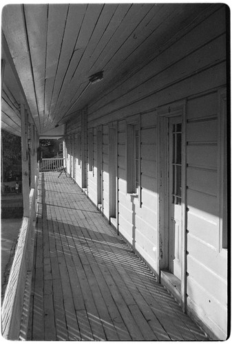 Balcony in the Hotel Central in Santa Rosalía