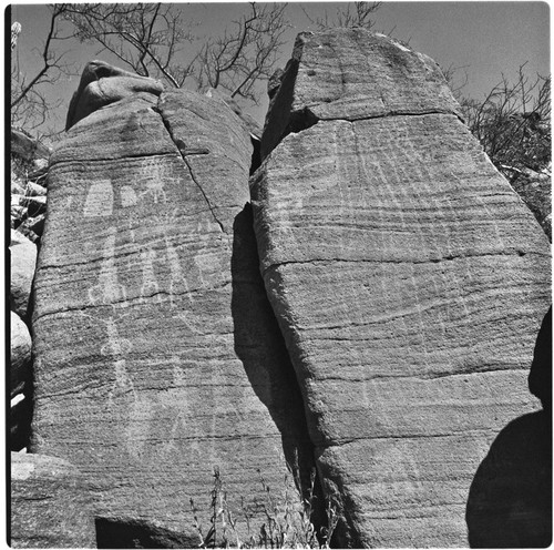 Rock art at San Borjitas Norte