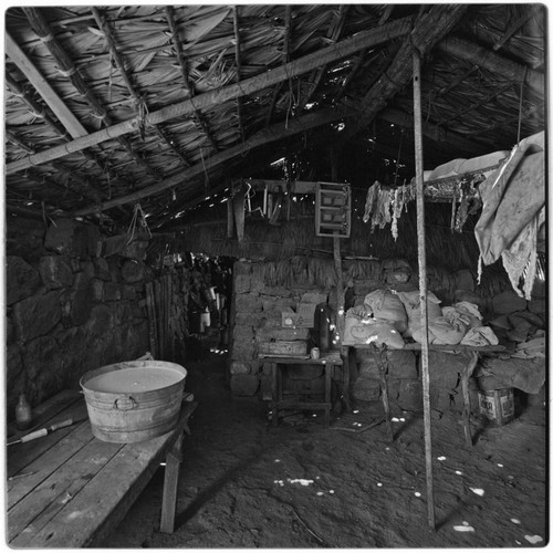 Interior of ranch house at Rancho San Francisco