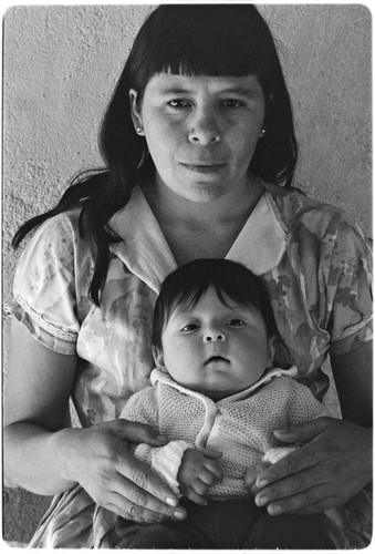 María Socorro Arce Arce and son, Francisco Javier Arce Arce, at Rancho San Gregorio