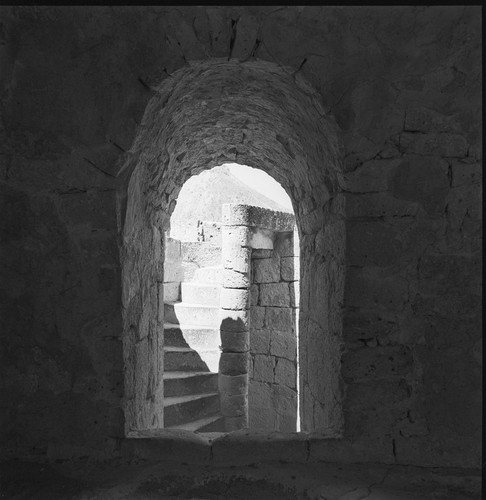 Spiral stair at Misión San Borja