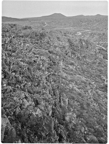 San José de Comondú from top of cuesta