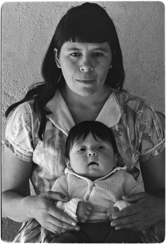 María Socorro Arce Arce and son, Francisco Javier Arce Arce, at Rancho San Gregorio