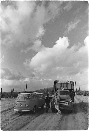 Gas station and rest stop at Rancho El Mezquital