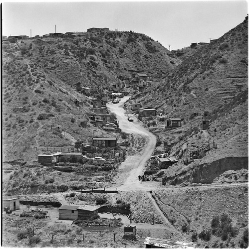 A canyon in the western sector of Tijuana, typical of the irregular settlements of the city