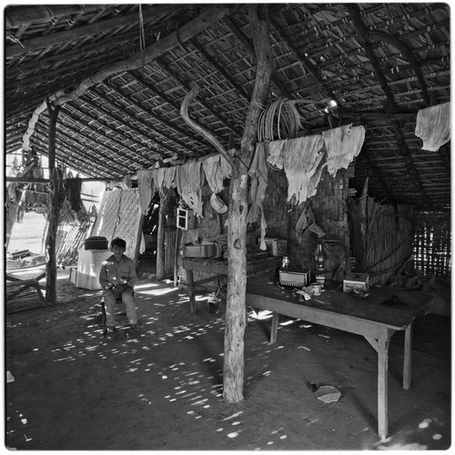 The corredor, a roofed and open-air porch, at Rancho Pie de la Cuesta