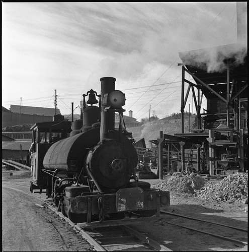 Locomotive for narrow-gauge railway at the Boleo Mining Company at Santa Rosalía