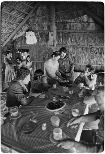 Dining area at Rancho Vivelejos