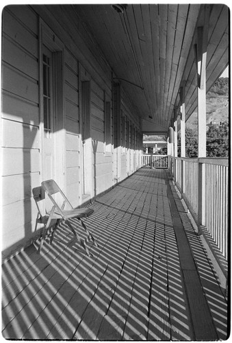 Balcony in the Hotel Central in Santa Rosalía