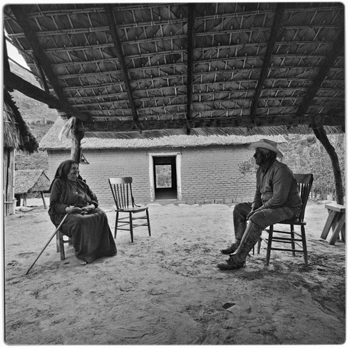 Senobia Arce de Altamirano and Tacho Arce at Rancho San Nicolás