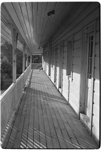 Balcony in the Hotel Central in Santa Rosalía