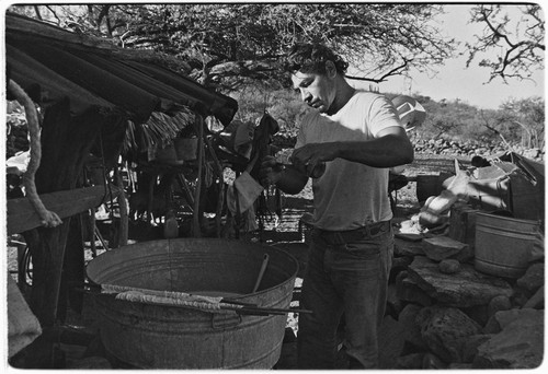 Making cheese at Rancho El Cerro