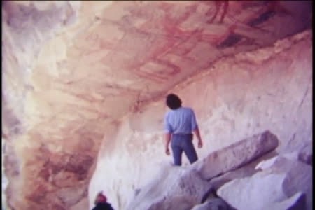 Film footage of Baja California rock art sites