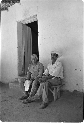 The corredor, a roofed and open-air porch, at Rancho San Nicolás