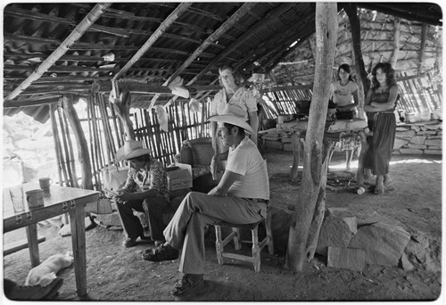 The corredor, a roofed and open-air porch, at Rancho La Vinorama